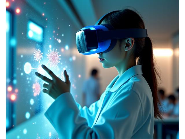 VR STEM 시뮬레이션 시연